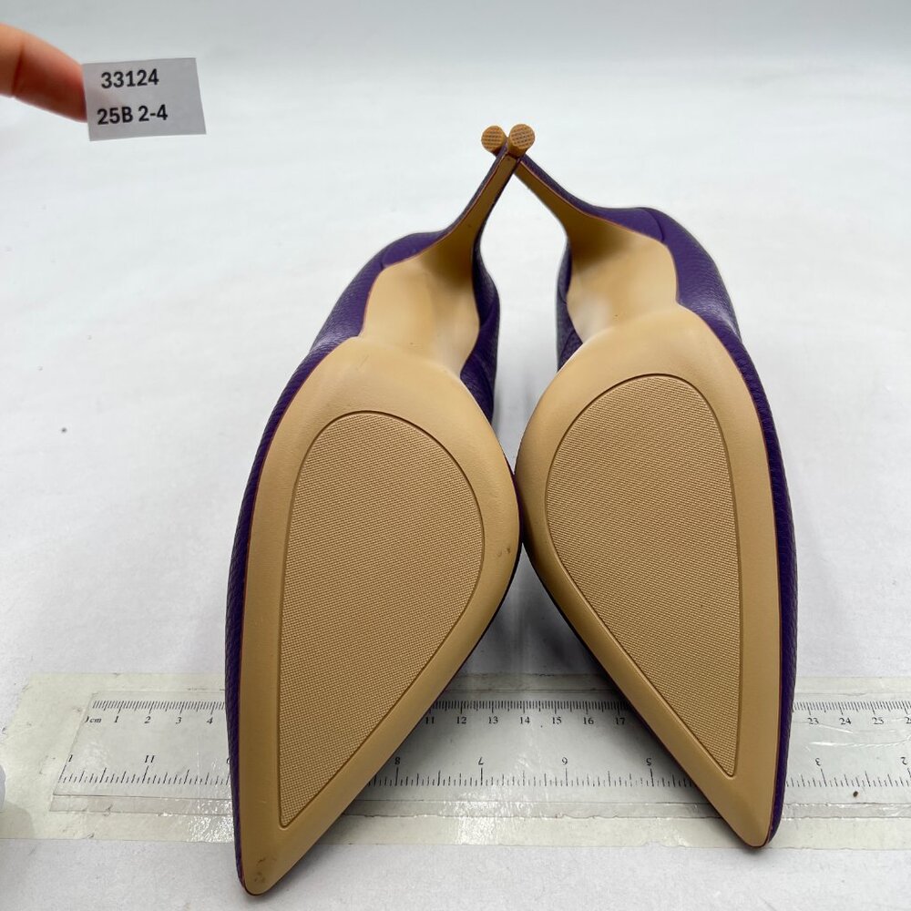 FSJ Dark Purple Pointed Toe High Heels Sexy Stiletto Pumps Office Lady Shoes - Picture 7 of 8
